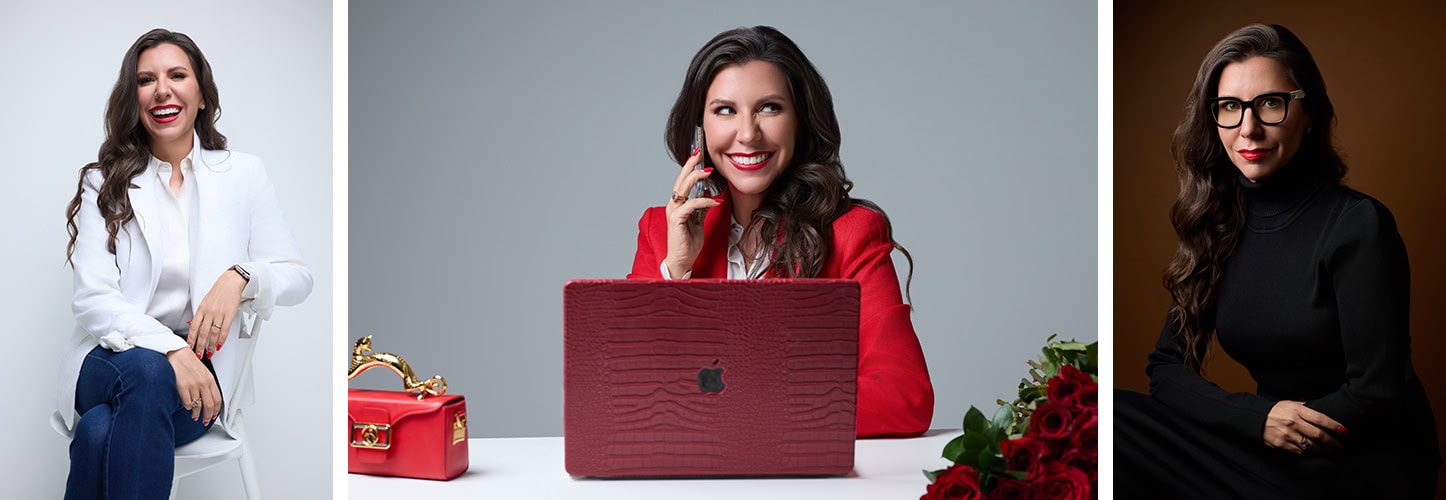 Personal branding photography session on 30A for local creative agency